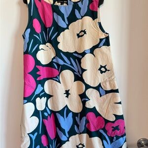 Uniqlo Marimekko Mini Dress - Pink, Blue, Cream Floral